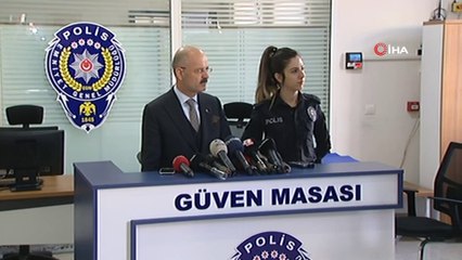 Emniyet Genel Müdür Yardımcısı Erhan Gülveren ve Asayiş Daire Başkanı Levent Tuncersaat, 'Güven Masası' uygulamasının tanıtımını yaptı