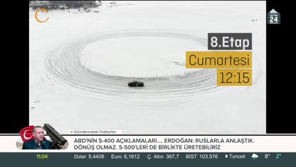 8. Etap cumartesi 12:15'te