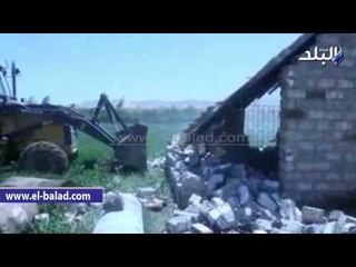 استمرار حملة إزالة التعديات على المجارى المائية بالفيوم لليوم الثاني