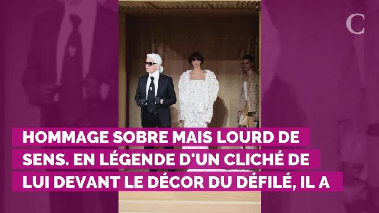 "Je t'aime papa" : Baptiste Giabiconi rend un hommage émouvant à Karl Lagerfeld après le dernier défilé Chanel