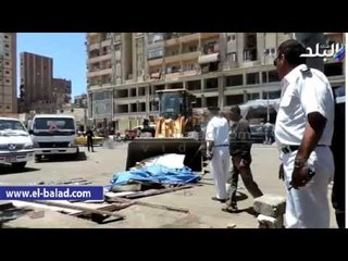 إزالة 445 حالة إشغال طريق بمحيط ترعة المحمودية بالإسكندرية
