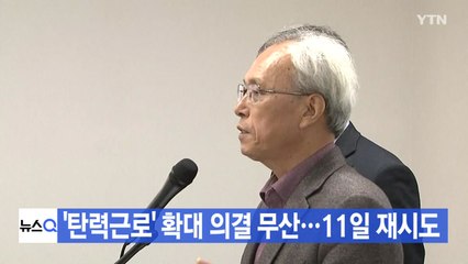 [YTN 실시간뉴스] '탄력근로' 확대 의결 무산...11일 재시도 / YTN