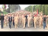 وزير الدفاع يقود الاف من افراد القوات المسلحة واختراقهم للضاحية