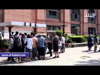 سائحو العالم يتوافدون علي المتحف المصري في اليوم العالمي للمتاحف