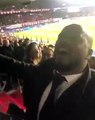 Football - Ligue des Champions - La réaction de Patrice Evra et Paul Pogba après PSG - Manchester United (1-3)