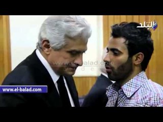 سمير غانم والإبراشي يقدمون واجب العزاء في الفنان حسن مصطفى