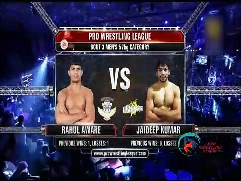 Pro Wrestling League 2015_ Rahul Aware Vs Jaideep -17th Dec_ Mumbai Revanta