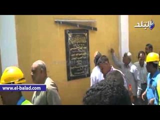 محافظ قنا يفتتح أعمال التطوير بمحطة مياه شرب الترامسة