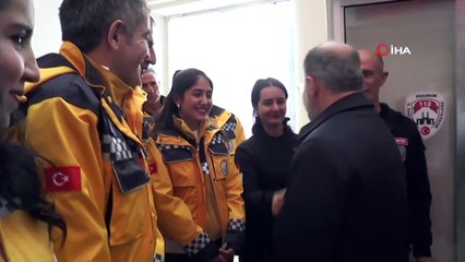 Erzurum 112’ye 6 yeni ambulans