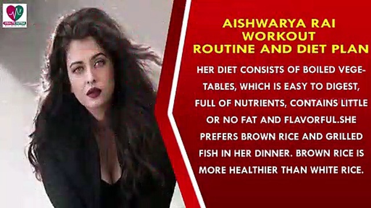 Aishwarya rai healt tips