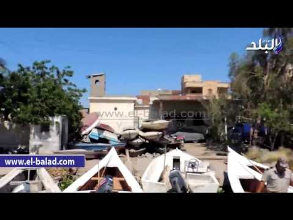 إزالة 10 أفدنة تعديات وجسور مخالفة على بحيرة "البرلس"