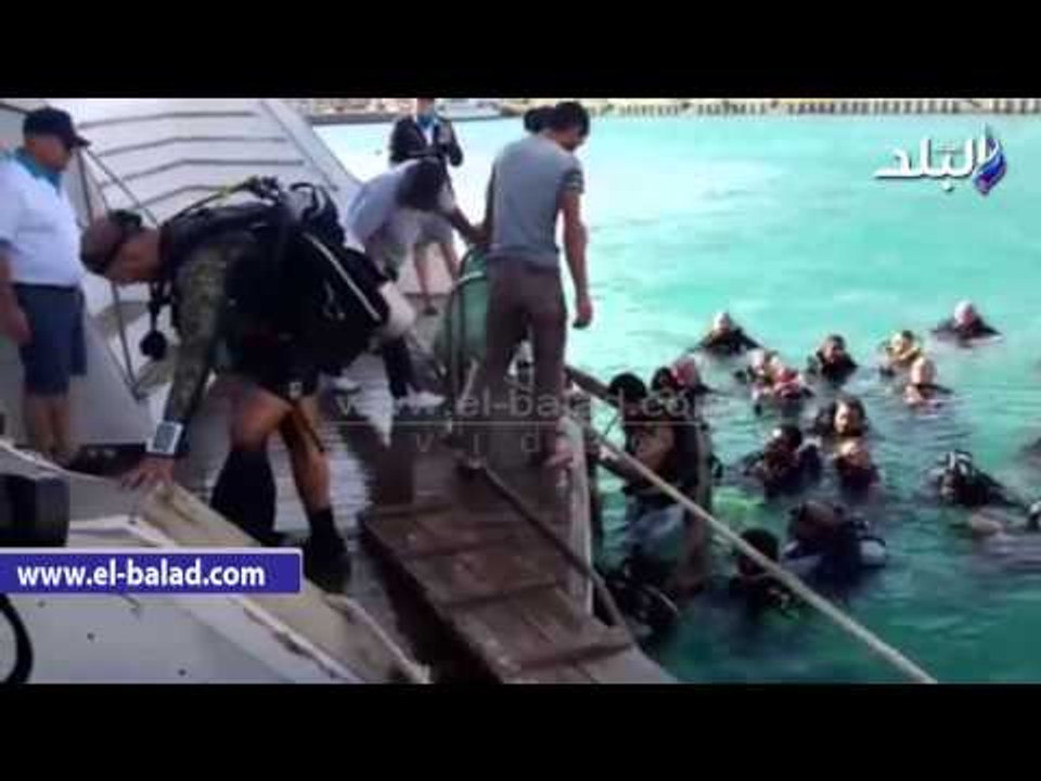 الغردقة تحطم الرقم القياسى لأكبر غطسة فى تاريخ البشرية وتدخل "جينيس"