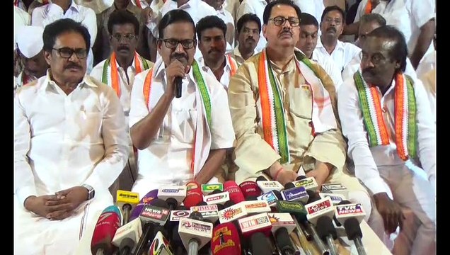 காங்கிரஸ் கட்சியின் மாநில தலைவர் அழகிரி பேட்டி-வீடியோ