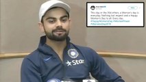 Virat Kohli Urges People To Celebrate Women's Day Everyday | Oneindia Telugu