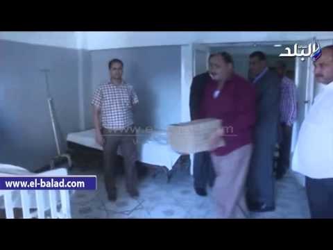 محافظ الفيوم يوزع 250 كرتونة مواد غذائية على المرضى بمناسبة رمضان