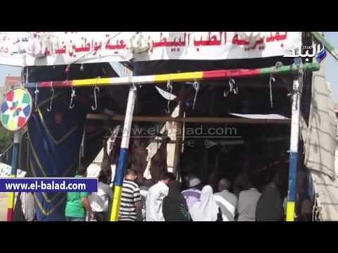 اقبال شديد فى اول ايام شهر رمضان على منافذ بيع اللحوم المخفضة بالدقهلية