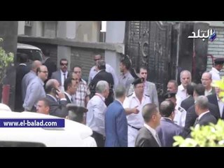 لحظة خروج جثمان "النائب العام" من مستشفى النزهة