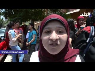 فى اخر ايام المارثون طلاب الثانوية العامة   امتحان الكيمياء سهل والتاريخ صعب جدا