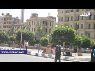 هدوء بميدان الثورة بالدقهلية وانتشار لسيارت الإسعاف فى ذكرى 30 يونيو