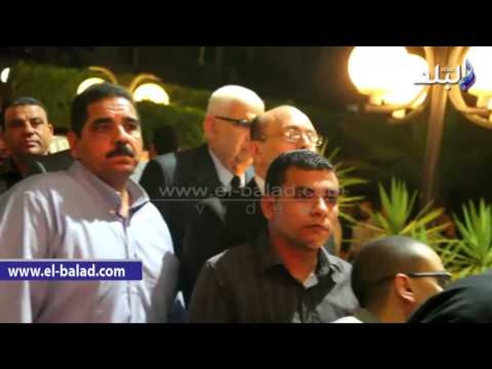 الإعلامي عمرو الخياط وجمال سليمان ومحمد صبحي ومحمد تمام يصلون عزاء سامي العدل