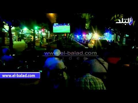 صدى البلد وسط مشجعي مباراة الأهلي والمصري