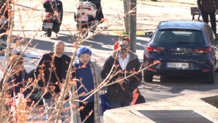 Lucía Bosé llegando al juicio.