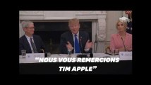 Trump appelle Tim Cook 