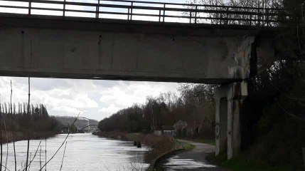 Tournai Passerelle d'Allain video 1 07.03.2019