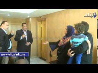 محافظ الفيوم يستقبل الطفل "عبد الرحمن" بعد تحسن حالته الصحية
