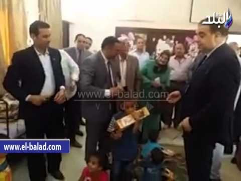 محافظ الفيوم يستقبل المهنئين ويشارك المرضى والأيتام فرحتهم بعيد الفطر المبارك