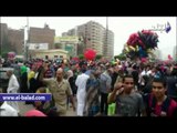 الآلاف يؤدون صلاة العيد فى ستاد طنطا الرياضى وإستياء من سوء التنظيم