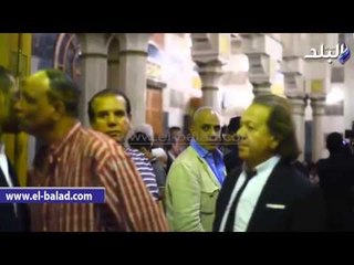 محمد رمضان يتلقى العزاء في عمر الشريف