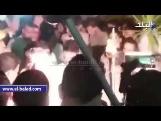 لاعب منتخب مصر يقيم حفل زفافه بكفر الدوار مرتديا الفانلة الحمراء وسط زفة التراس اهلاوى