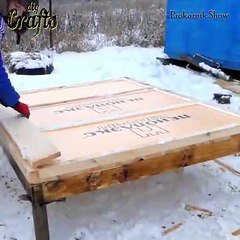 How to make a winter chicken coop