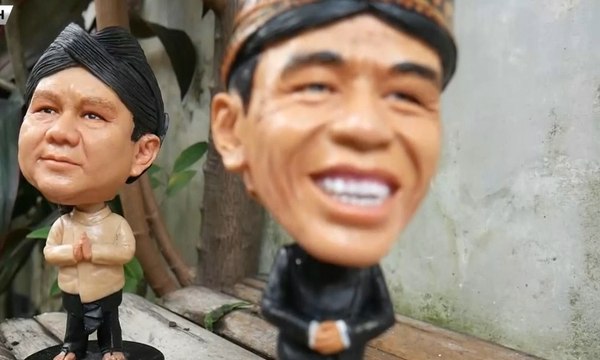 Kreatif! Kerajinan Action Figure Capres Jelang Pilpres