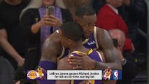 LeBron overtakes Jordan's points tally in Lakers defeat to Nuggets