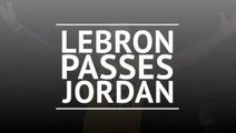BREAKING NEWS: Basketball: LeBron passes Jordan in NBA all-time points list