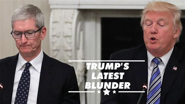 Trump calls Apple CEO Tim Cook 'Tim Apple'