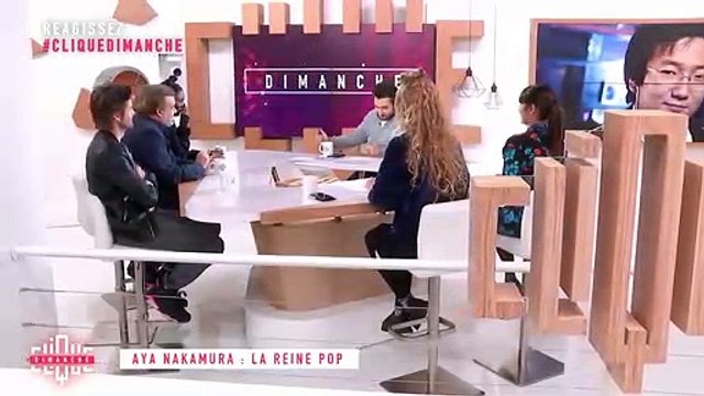 La chanteuse Aya Nakamura invitée de l'émission Clique Dimanche , sur Canal Plus - VIDEO