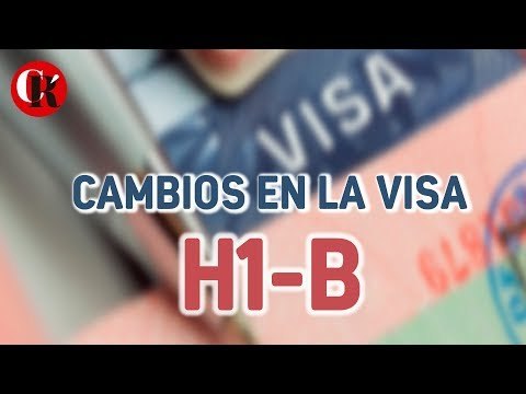 Cambios en las visas temporales H1-B