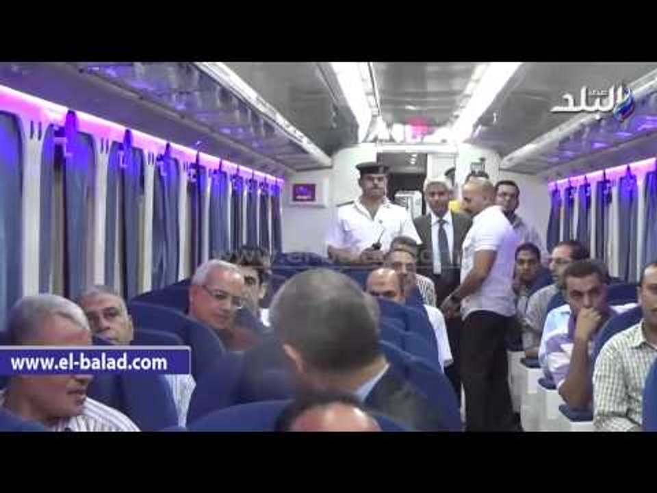 السكة الحديد تطلق أول قطار تصنيع محلي مكيف إلى الإسكندرية