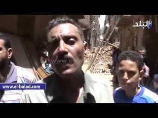 أسرتين تنام فى العراء بسوهاج إثر انهيار منزلهما.. والحكومة محلك سر.. والمسئولين يكتفون بدراسة الحالة