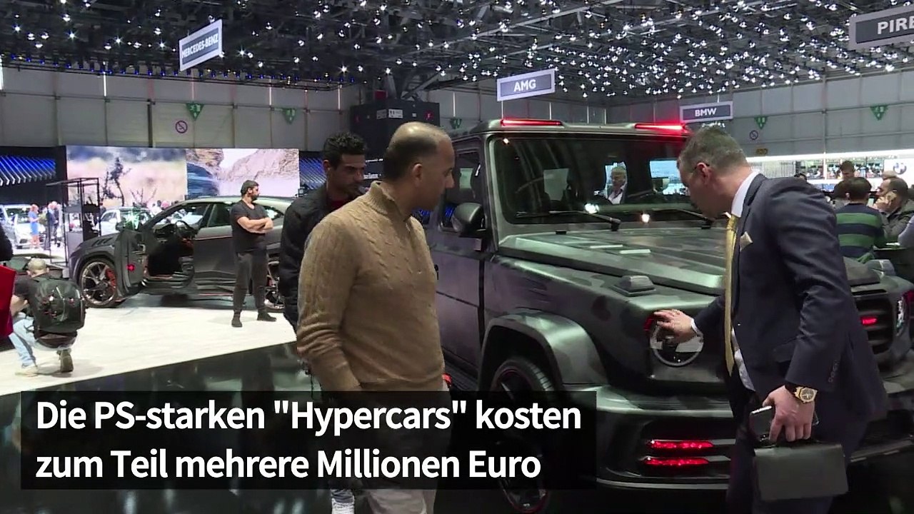 "bling bling" auf dem genfer automobilsalon