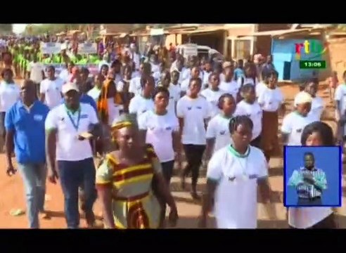 RTB/Marche contre le mariage des enfants et les grossesses précoce en milieu scolaire