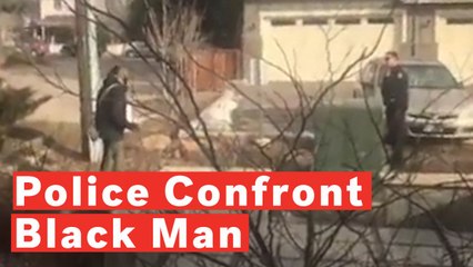 Watch: Police Confront Black Man Picking Up Trash Outside His Home