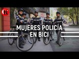 Mujeres policías en bici