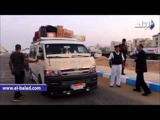 مدير أمن مطروح يتابع  تأمين الطريق الساحلى مطروح أسكندرية