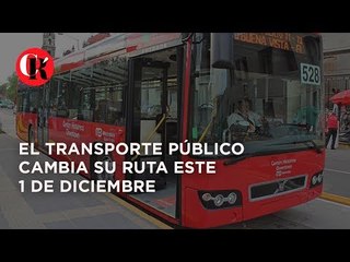 Metro y  Metrobús cambian su ruta este 1 de Diciembre