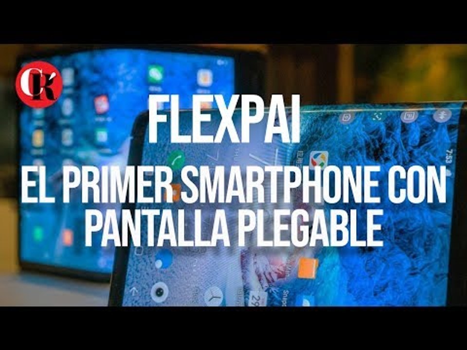 El primer smartphone con pantalla plegable