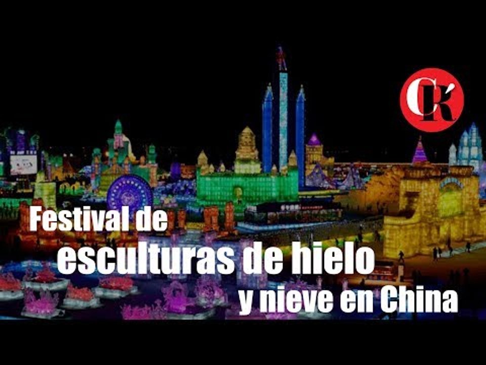 Festival de esculturas de hielo y nieve en China